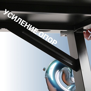 Игровой компьютерный стол SKILLL CTG-003, черный/красный, 1200х600х750 мм